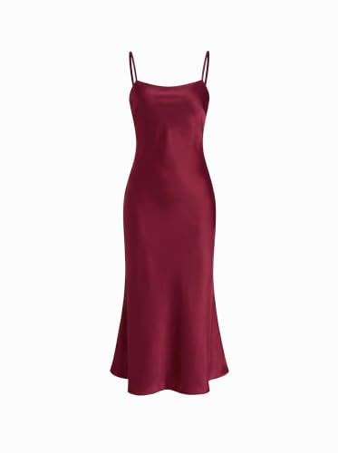 Satin High Neck Evening Maxi