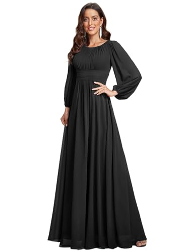 Chiffon Long Sleeve Formal
