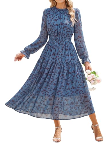 Long Sleeve Floral Maxi