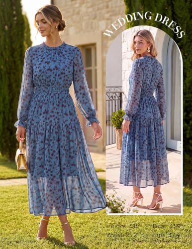 Long Sleeve Floral Maxi