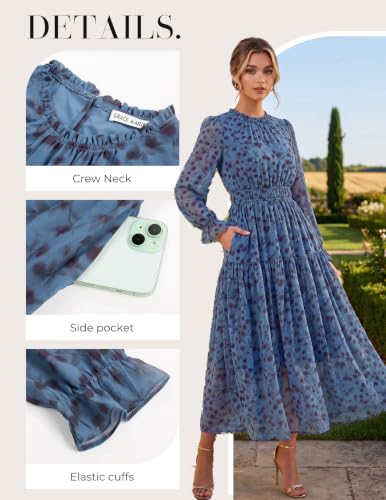 Long Sleeve Floral Maxi