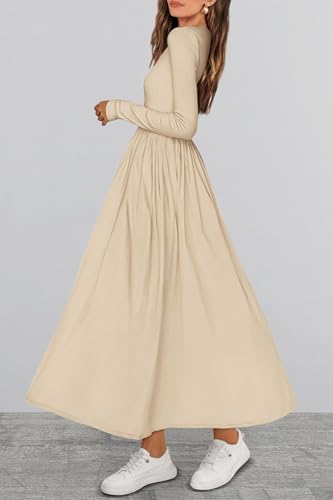 Long Sleeve White Wedding Guest Pockets Midi
