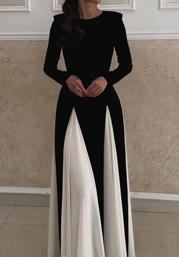 Long Sleeve Pleated Maxi
