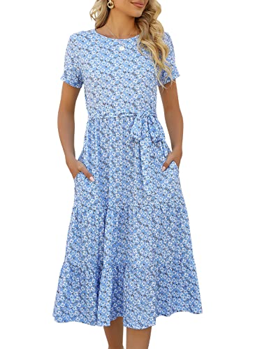 Floral Church Tea-Length Midi