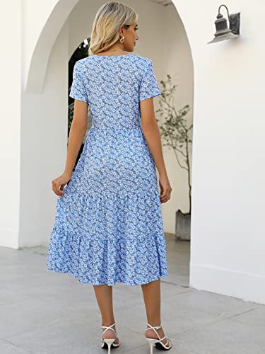 Floral Church Tea-Length Midi