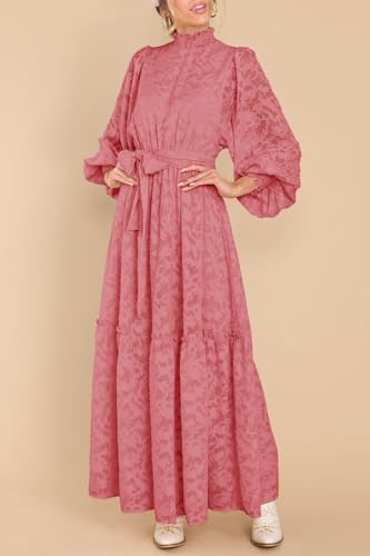 Bean Paste Long Sleeve Maxi