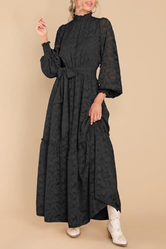 Long Sleeve Modest Formal Maxi