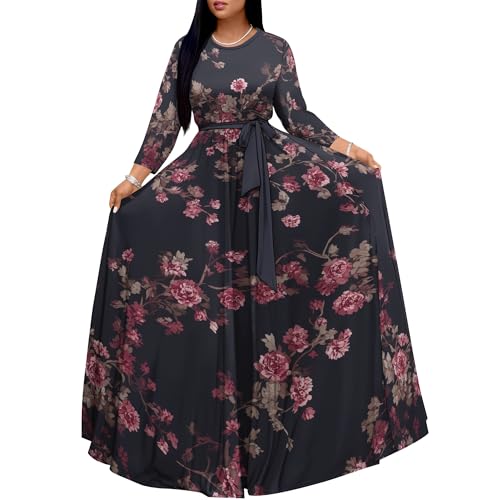 Floral A-Line Church Maxi