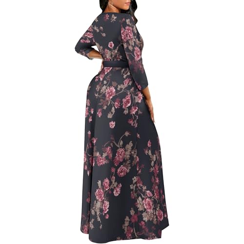 Floral A-Line Church Maxi