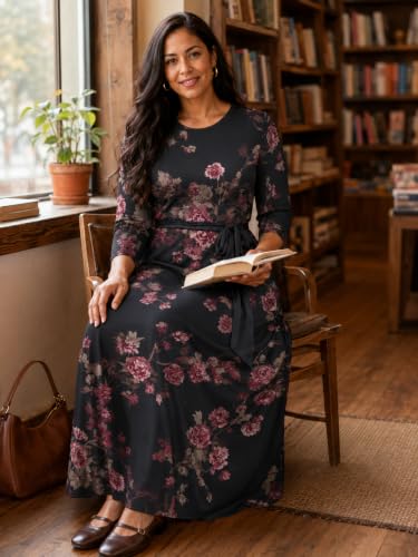 Floral A-Line Church Maxi