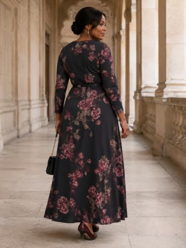 Floral A-Line Church Maxi