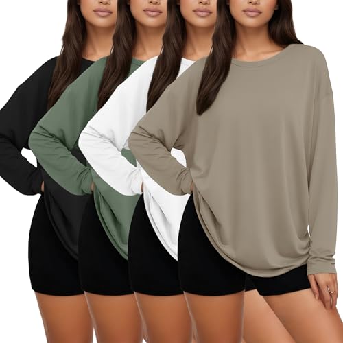 4-Pack Oversized Gym Shirt