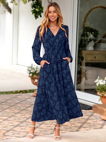 Long Sleeve Floral Church Maxi