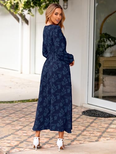 Long Sleeve Floral Church Maxi