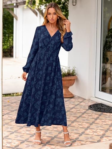 Long Sleeve Floral Church Maxi