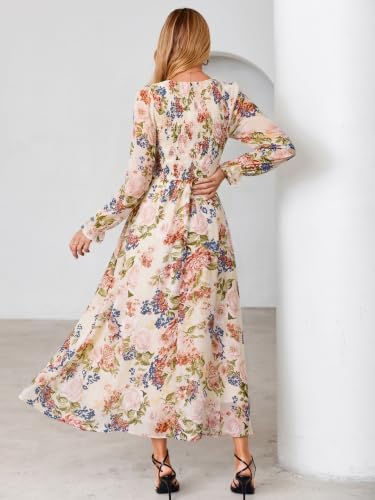 Long Sleeve Floral Maxi Shirt