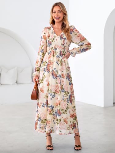 Long Sleeve Floral Maxi Shirt