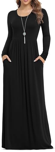 Long Sleeve Pockets Maxi Shirt