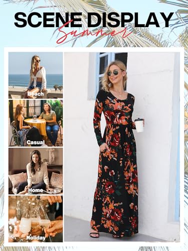 Long Sleeve White Pockets Maxi