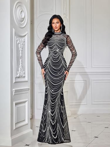 Long Sleeve Evening Gown Shirt
